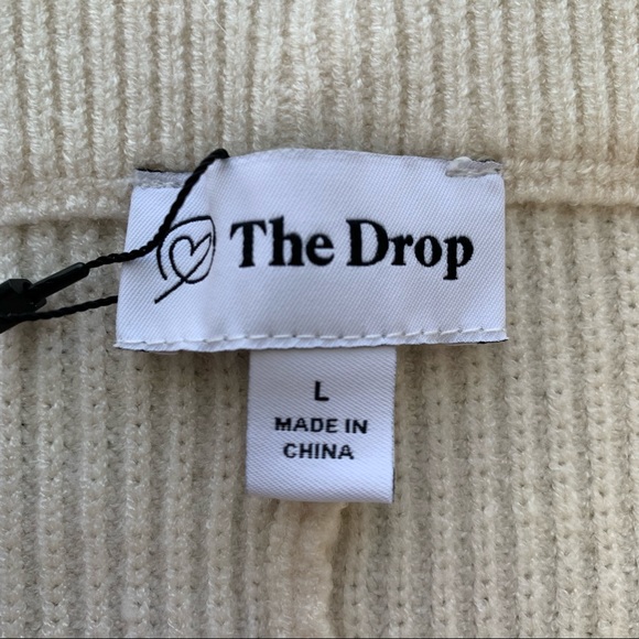 NWT The Drop Knit Shorts in Neutral Cream - Picture 4 of 13
